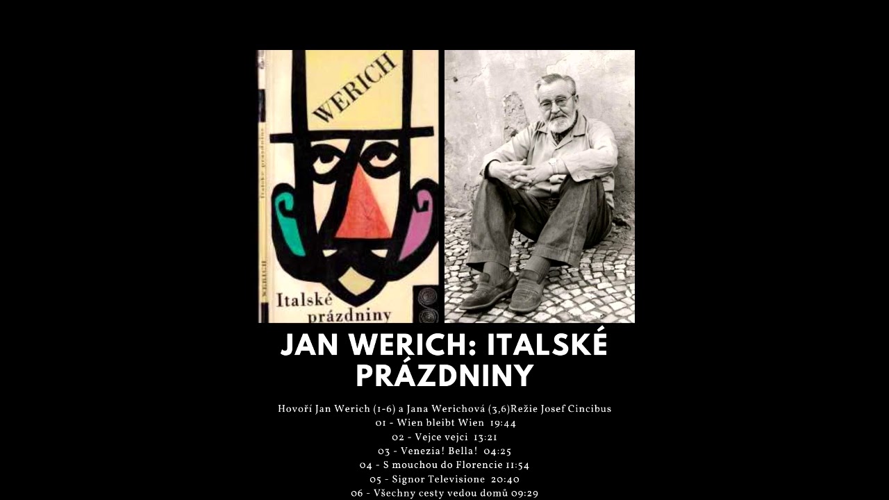  Jan Werich: Italské prázdniny - audio kniha - mluvené slovo
